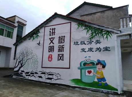 五峰墙绘是现在流行的墙体广告