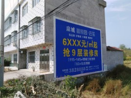 五峰墙体广告质量分析