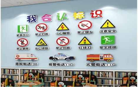五峰安全标识在幼儿园实施的重要性