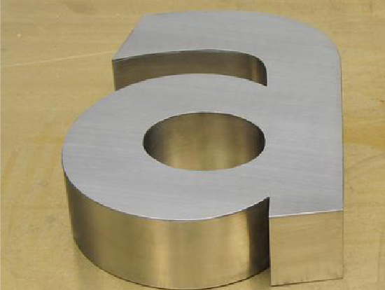 五峰不锈钢字制作介绍。