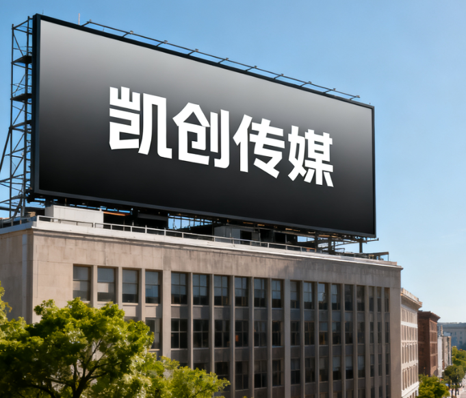 五峰户外广告牌的设计与制作